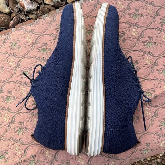 Cole Haan OriginalGrand Wingtip Oxford Shoes 13 M Stitchlite C27960 Blue - Picture 4 of 8